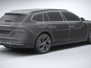 Peugeot 508 SW 2023 3D Model