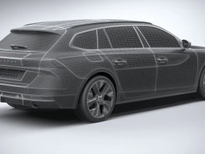 Peugeot 508 SW 2023 3D Model