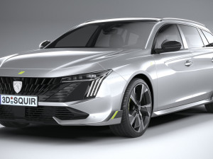 Peugeot 508 SW PSE 2023 Modelo 3D