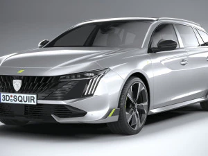 Peugeot 508 SW PSE 2023 3D Model