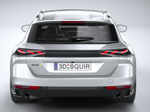 Peugeot 508 SW PSE 2023 Modelo 3D