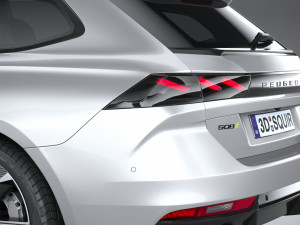 Peugeot 508 SW PSE 2023 Modelo 3D