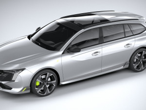 Peugeot 508 SW PSE 2023 Modelo 3D