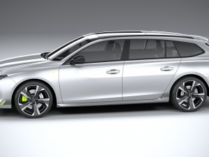 Peugeot 508 SW PSE 2023 Modelo 3D
