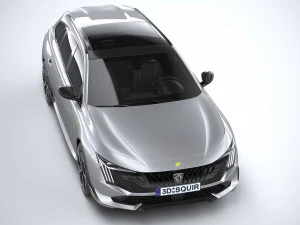Peugeot 508 SW PSE 2023 3D Model