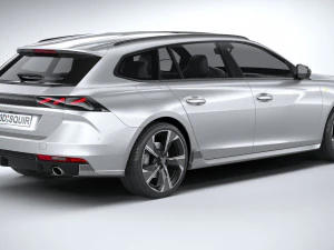 Peugeot 508 SW PSE 2023 3D Model