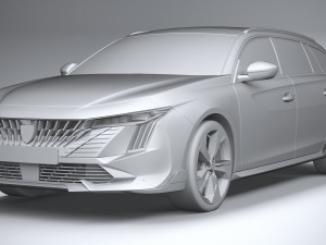 Peugeot 508 SW PSE 2023 Modelo 3D