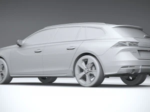 Peugeot 508 SW PSE 2023 3D Model