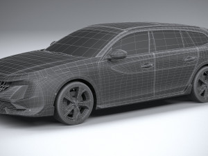 Peugeot 508 SW PSE 2023 Modelo 3D
