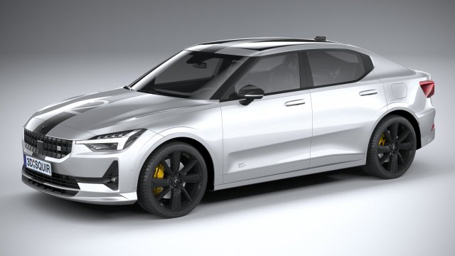 Polestar 2 BST 2023 Modelo 3D .c4d .max .obj .3ds .fbx .stl .blend 