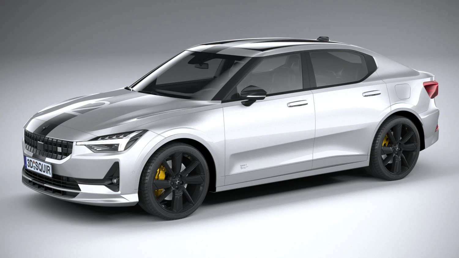Polestar 2 BST 2023 3D Model .c4d .max .obj .3ds .fbx .stl .blend 