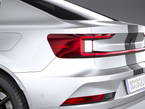 Polestar 2 BST 2023 Modelo 3D