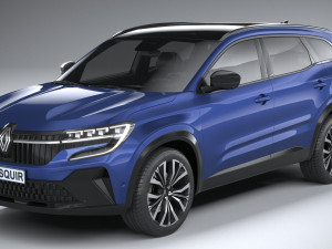 Renault Espace 2023 3D मॉडल