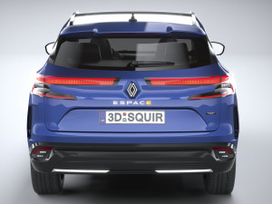 Renault Espace 2023 3D मॉडल