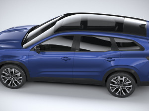 Renault Espace 2023 3D मॉडल