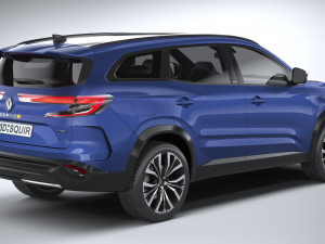 Renault Espace 2023 3D मॉडल