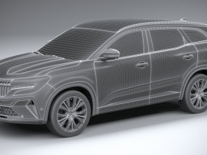 Renault Espace 2023 3D मॉडल