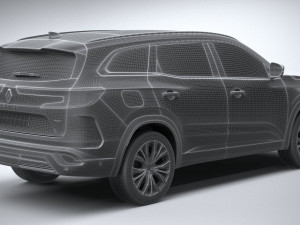 Renault Espace 2023 3D मॉडल