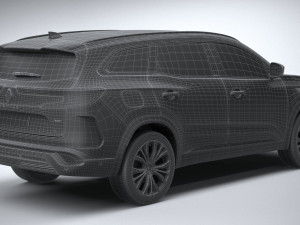 Renault Espace 2023 3D मॉडल