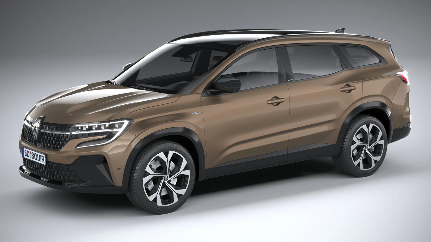 Renault Espace Esprit Alpine 2023 3D Model .c4d .max .obj .3ds .fbx .stl .blend 