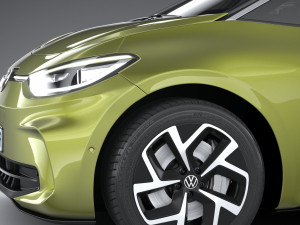 Volkswagen ID3 Pro S 2024 3D 모델