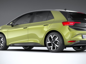 Volkswagen ID3 Pro S 2024 3D 모델