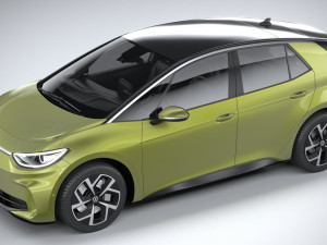 Volkswagen ID3 Pro S 2024 3D 모델