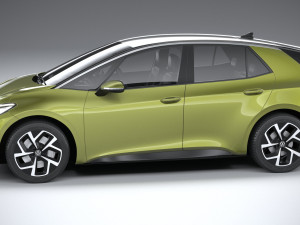 Volkswagen ID3 Pro S 2024 3D 모델