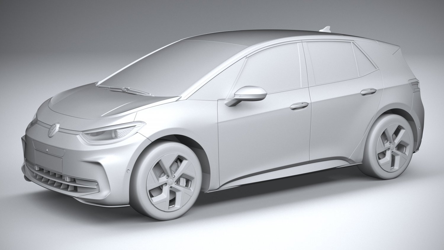 Volkswagen ID3 Pro S 2024 3D Model in Compact Cars 3DExport