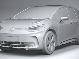 Volkswagen ID3 Pro S 2024 3D 모델
