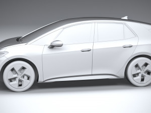 Volkswagen ID3 Pro S 2024 3D 모델