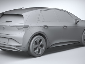 Volkswagen ID3 Pro S 2024 3D 모델