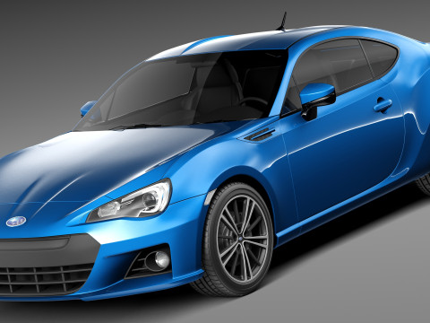 Subaru BRZ 2013 3D 모델