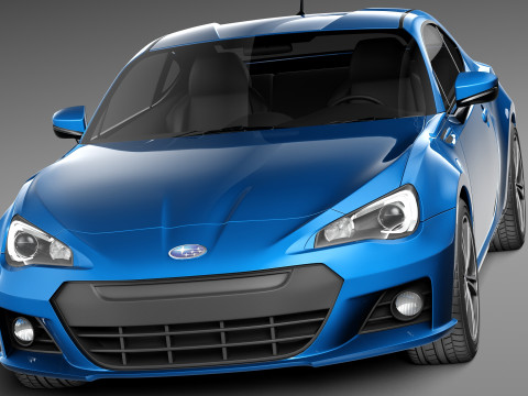 Subaru BRZ 2013 Model 3D