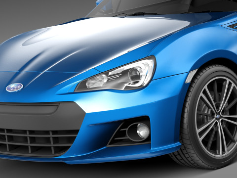 Subaru BRZ 2013 Model 3D