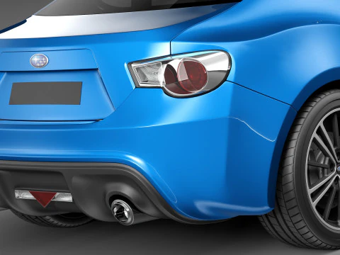Subaru BRZ 2013 3D Model