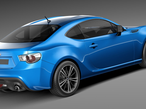 Subaru BRZ 2013 Model 3D