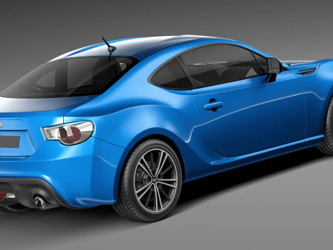 Subaru BRZ 2013 3D Model