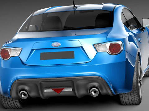 Subaru BRZ 2013 3D Model