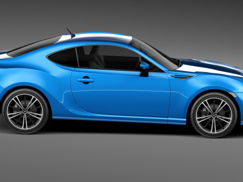 Subaru BRZ 2013 Model 3D