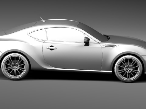 Subaru BRZ 2013 Model 3D