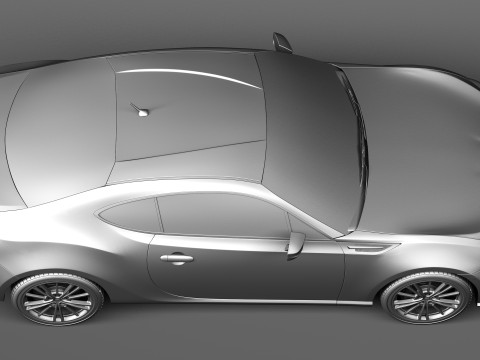 Subaru BRZ 2013 Model 3D