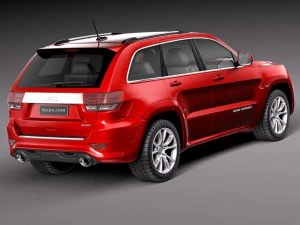 Jeep Grand Cherokee SRT8 2012 3D Model
