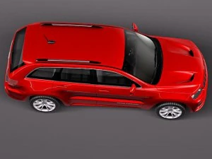 Jeep Grand Cherokee SRT8 2012 3D Model