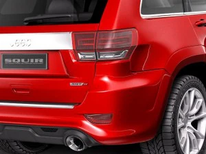 Jeep Grand Cherokee SRT8 2012 3D Model