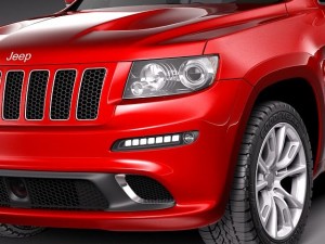 Jeep Grand Cherokee SRT8 2012 Modelo 3D