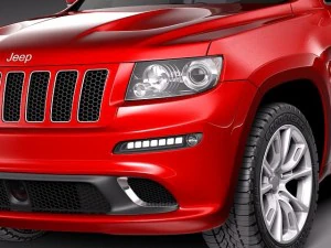 Jeep Grand Cherokee SRT8 2012 3D Model