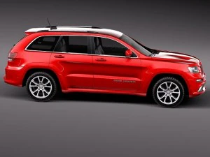 Jeep Grand Cherokee SRT8 2012 3D Model