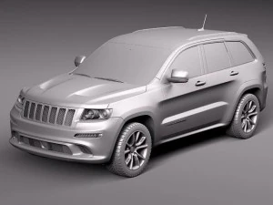 Jeep Grand Cherokee SRT8 2012 3D Model