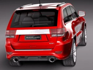 Jeep Grand Cherokee SRT8 2012 3D Model